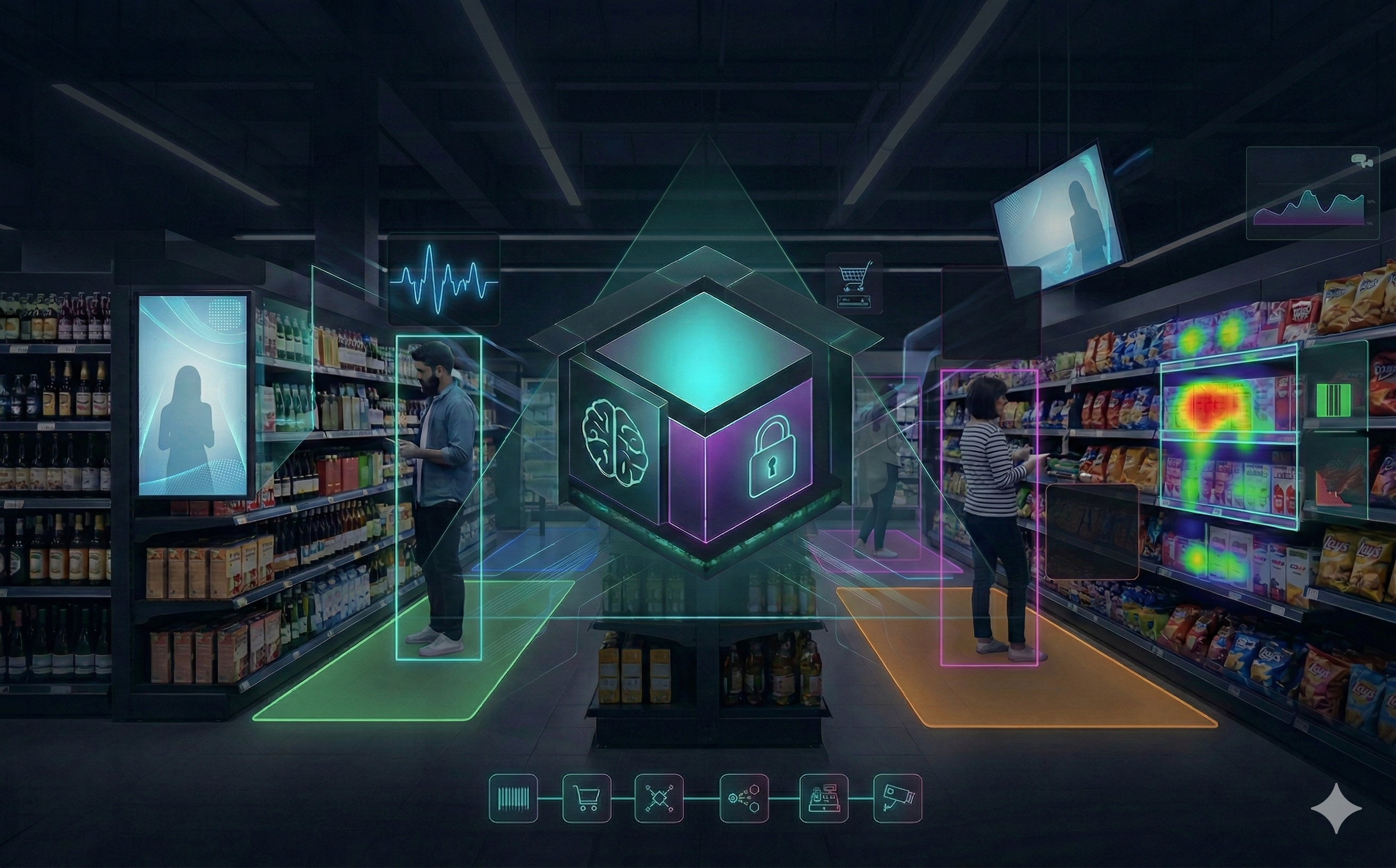 Smart retail advertising with edge AI